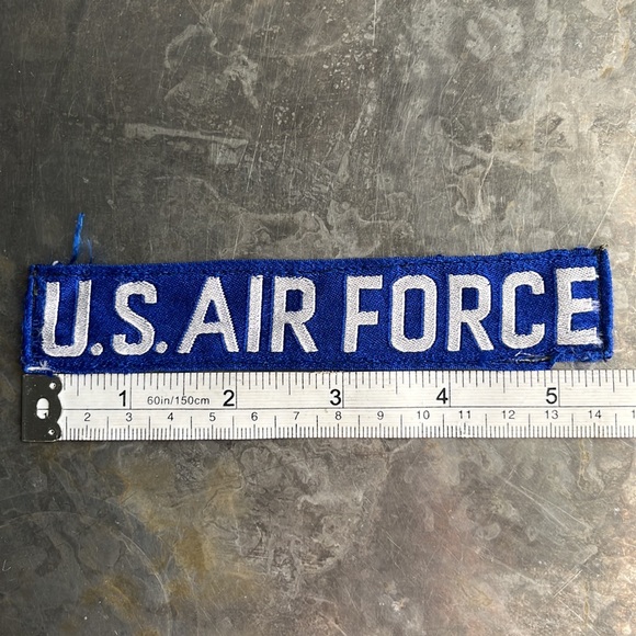 U.S. AIR FORCE blue tape patch, vintage - Picture 7 of 11